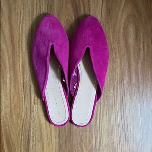 ZARA Dark Pink flats